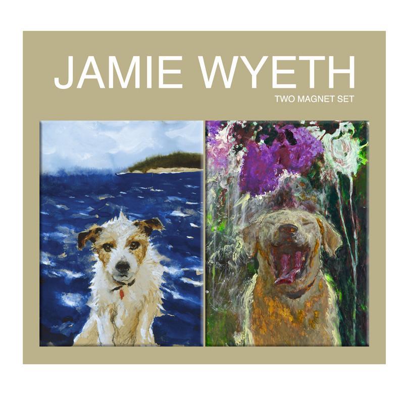 Dog Under Lilacs and Homer Magnet Set | Jamie Wyeth