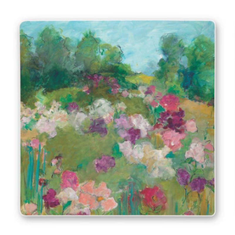 Peonies in June | Sandstone Coaster