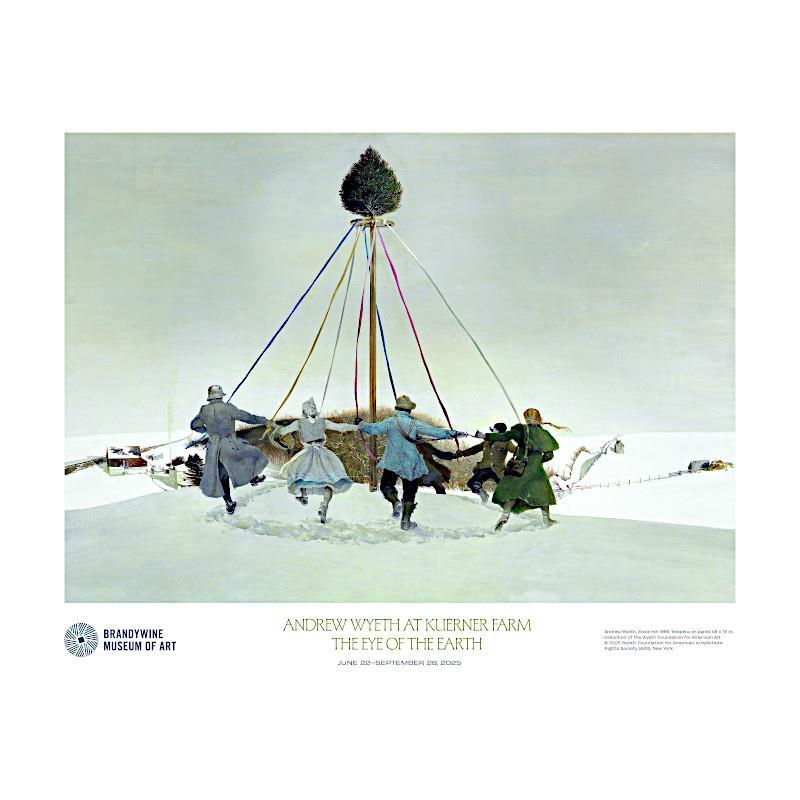 Snow Hill | Andrew Wyeth at Kuerner Farm Exhibition Poster